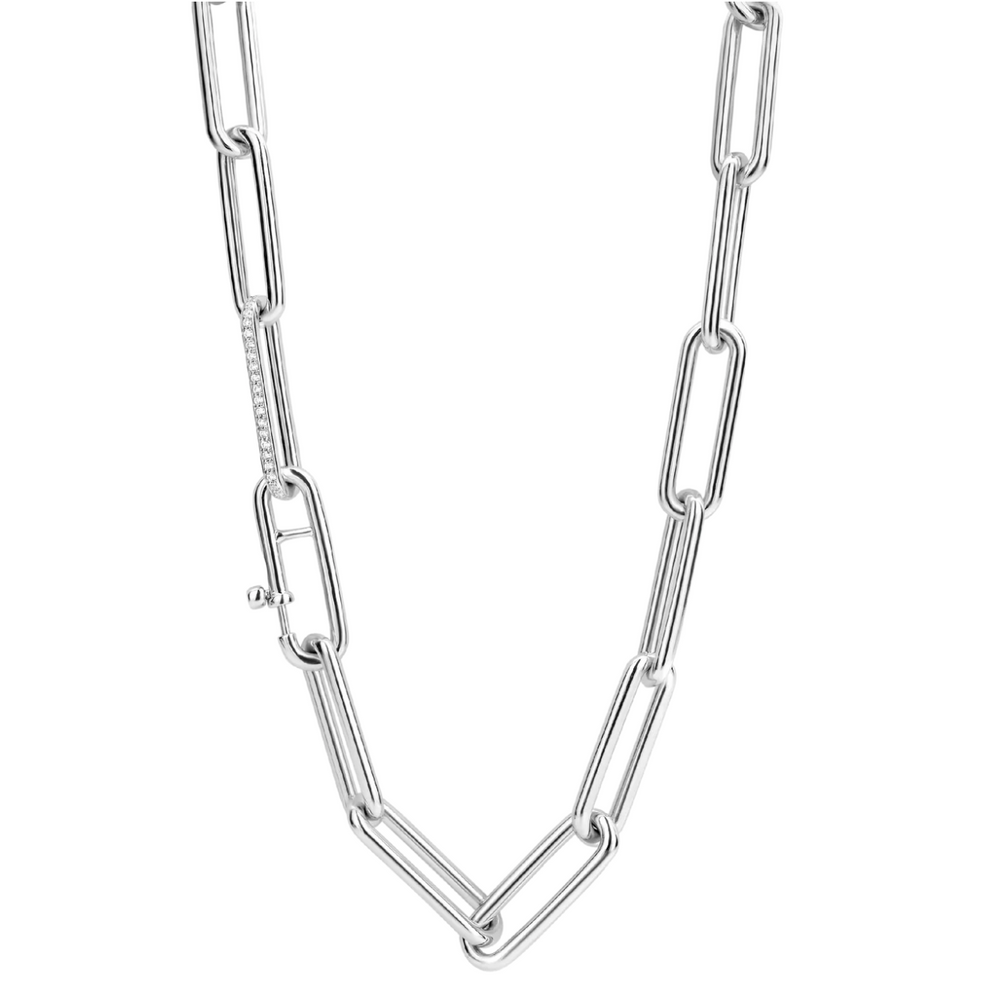Silver Paperclip Necklace
