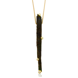 "Manzanita" Diamond Stick Necklace