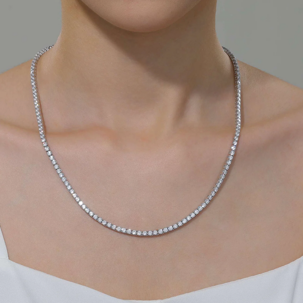 
                
                    Load image into Gallery viewer, &amp;quot;Rivera&amp;quot; Tennis Necklace
                
            