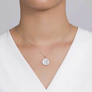 
                
                    Load image into Gallery viewer, LOVE Paw Print Necklace
                
            