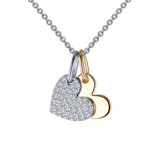 Heart Shadow Pendant Necklace