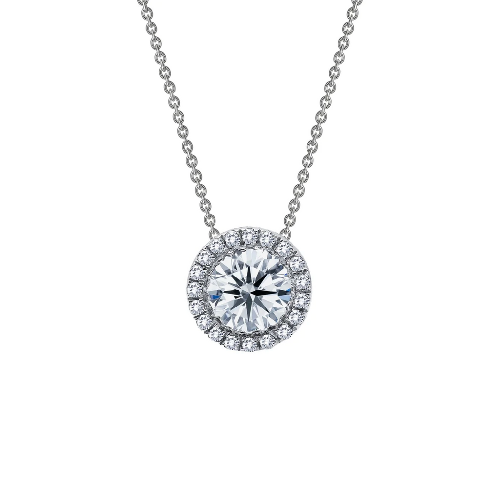 
                
                    Load image into Gallery viewer, Round Halo Necklace
                
            