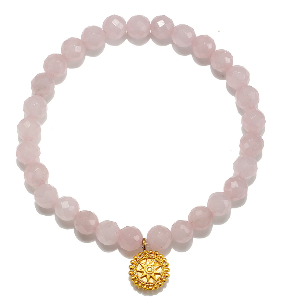 Awaken Love Mandala Rose Quartz Bracelet – K Novinger Jewelry