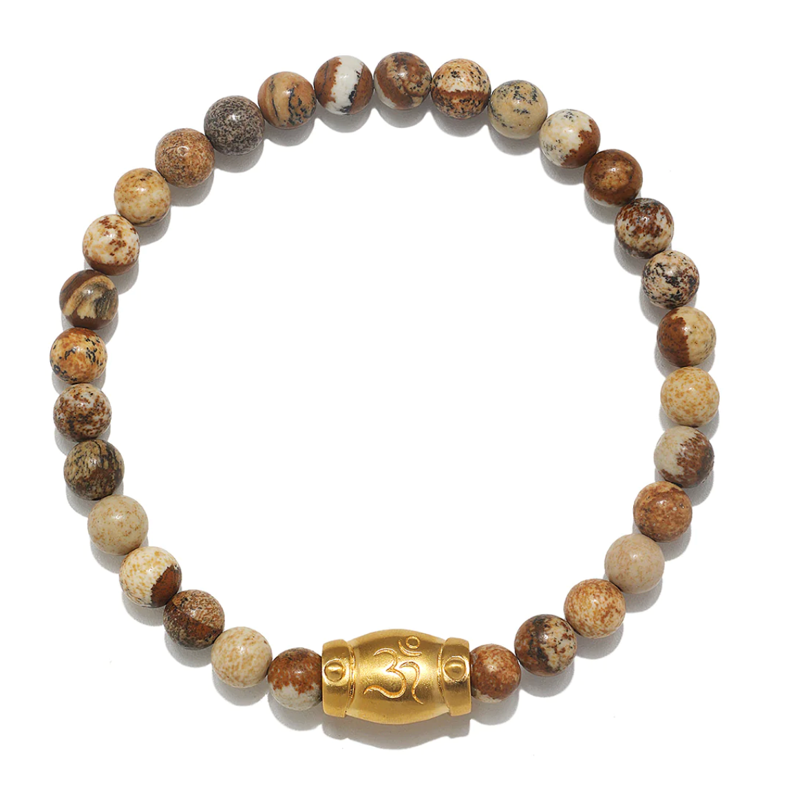 Grounded and Balanced Jasper Bracelet