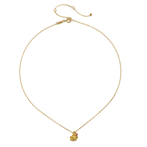 Bloom in Peace Lotus & Tourmaline Necklace