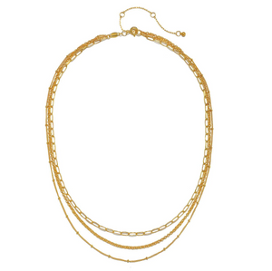 Layered Beauty Multiple Chain Necklace