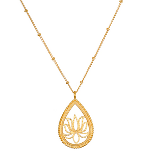 Open to Possibilities Lotus Necklace