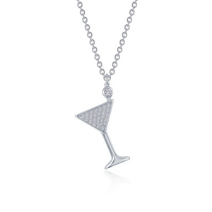 Pavé Martini Necklace