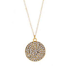 Sparkling Pavé Pendant Necklace