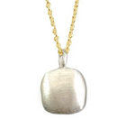 Puffy Square Necklace