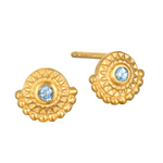 Coming Into Focus Blue Topaz Stud Earrings