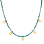 Emerging Hope Turquoise Petal Choker Necklace