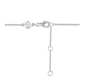 Bezel Set Station Bracelet - Silver