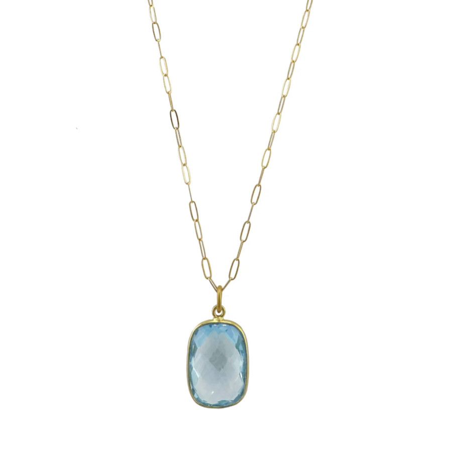 Swizz Blue Topaz Necklace