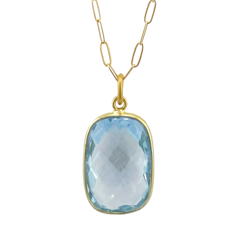 Swizz Blue Topaz Necklace