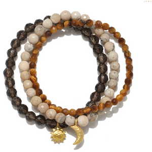 Manifest Balance Gemstone Bracelet SET