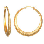 Timeless Beauty Dot Hoop Earrings