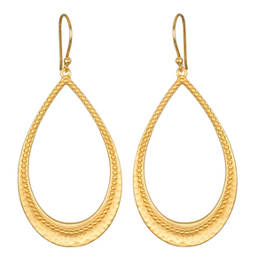 Graceful Beauty Dot Teardrop Earrings