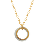 "Double Open Circle" Necklace