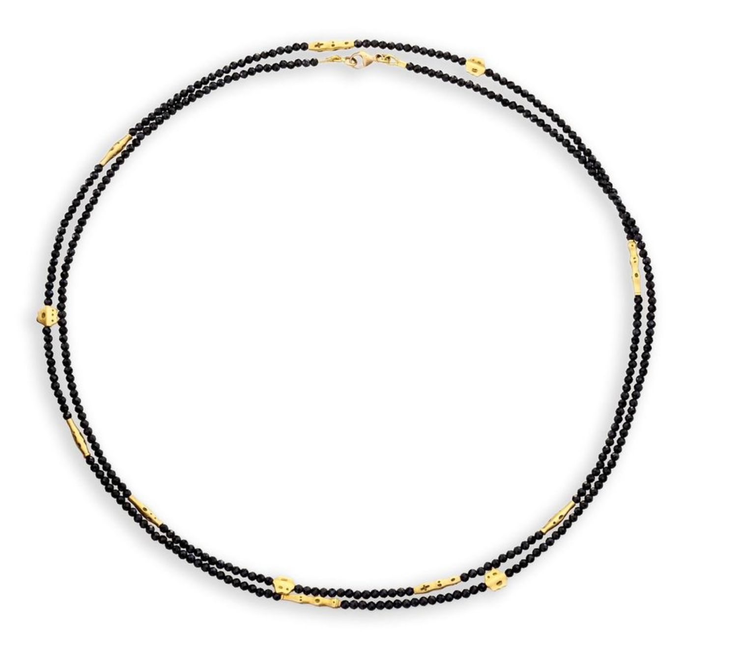 "Flora" Black Spinel Necklace