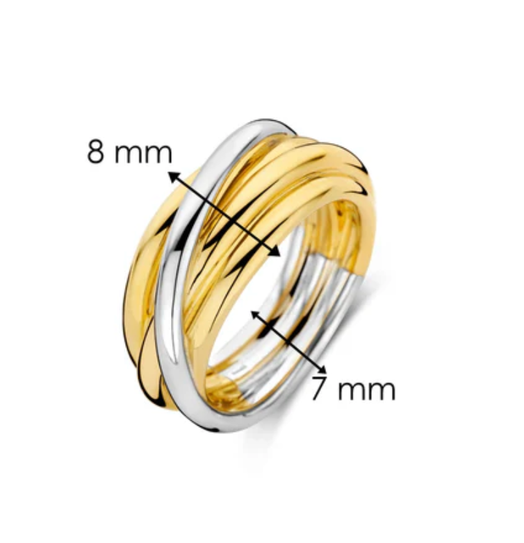 Mixed-Metal Twist Ring