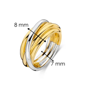 Mixed-Metal Twist Ring