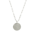 large disc necklace