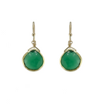 green onyx earrings