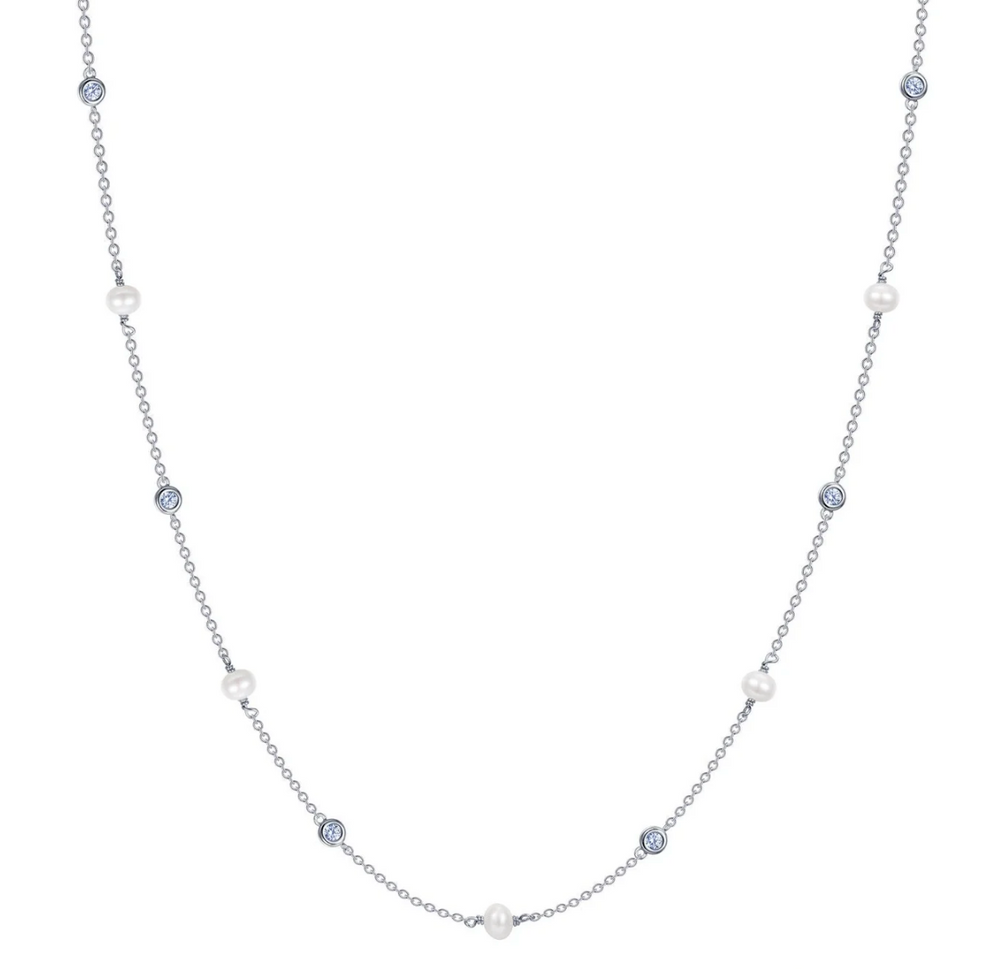 Alternating Pearl Necklace