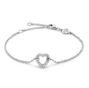 Zirconia Heart Bracelet