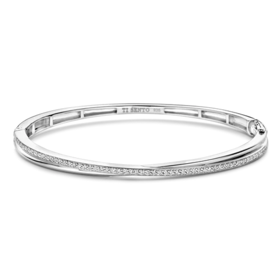 Zirconia Crossover Bangle