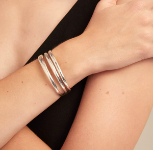 "Electrik" Silver Cuff