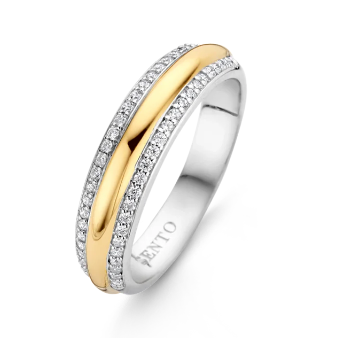 Gold Zirconia Ring