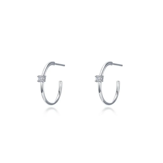 High-Polished Mini Hoops - Gold or Silver