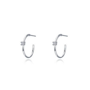High-Polished Mini Hoops - Gold or Silver