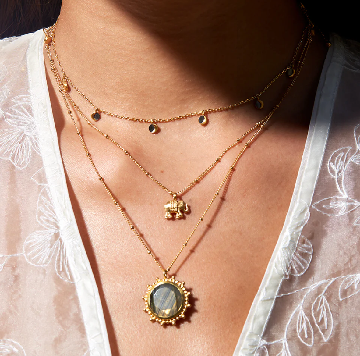 Stand In Strength Elephant Necklace