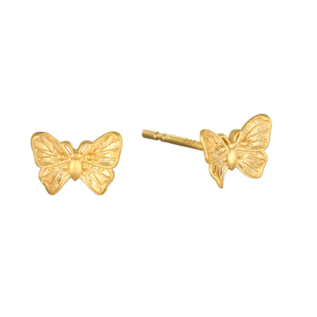 Freedom To Soar Butterfly Stud Earrings