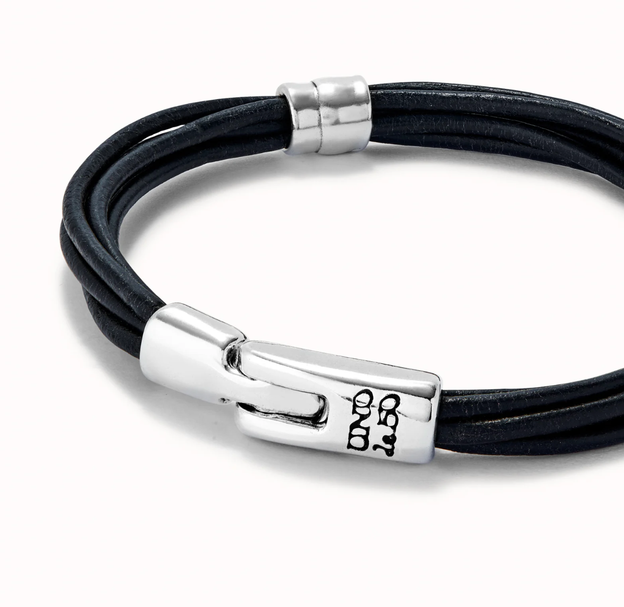Black Leather Bracelet