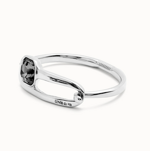 Black Crystal Bangle Bracelet