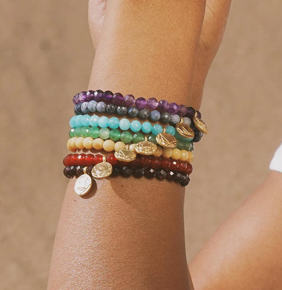 Solar Plexus Chakra Stretch Bracelet