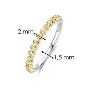 Yellow Gold Bezel Band