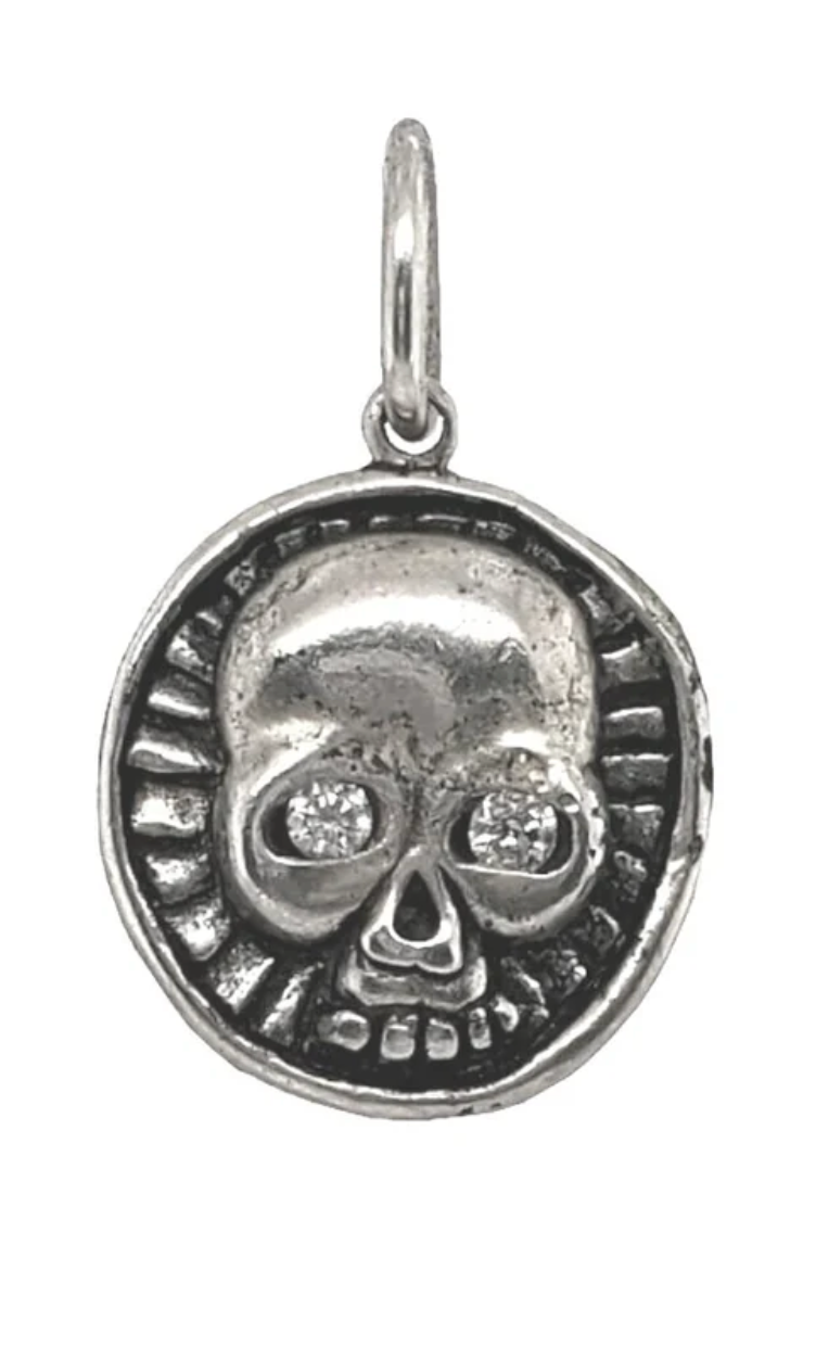 Skull + Crossbones Charm