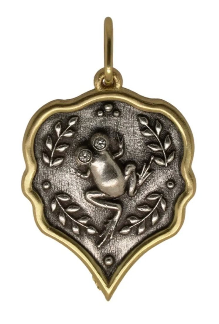 Diamond Frog Charm