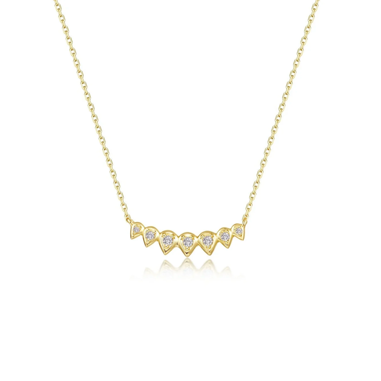 Curved "Smile" Necklace