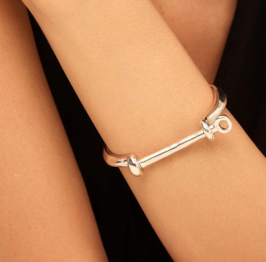 "Shackled" Bangle Bracelet