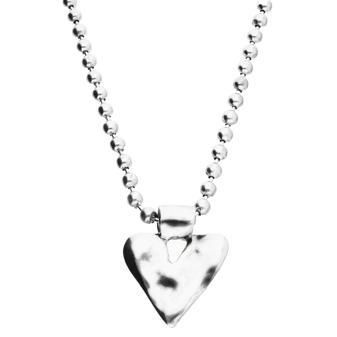 "Beat" Large Heart Necklace