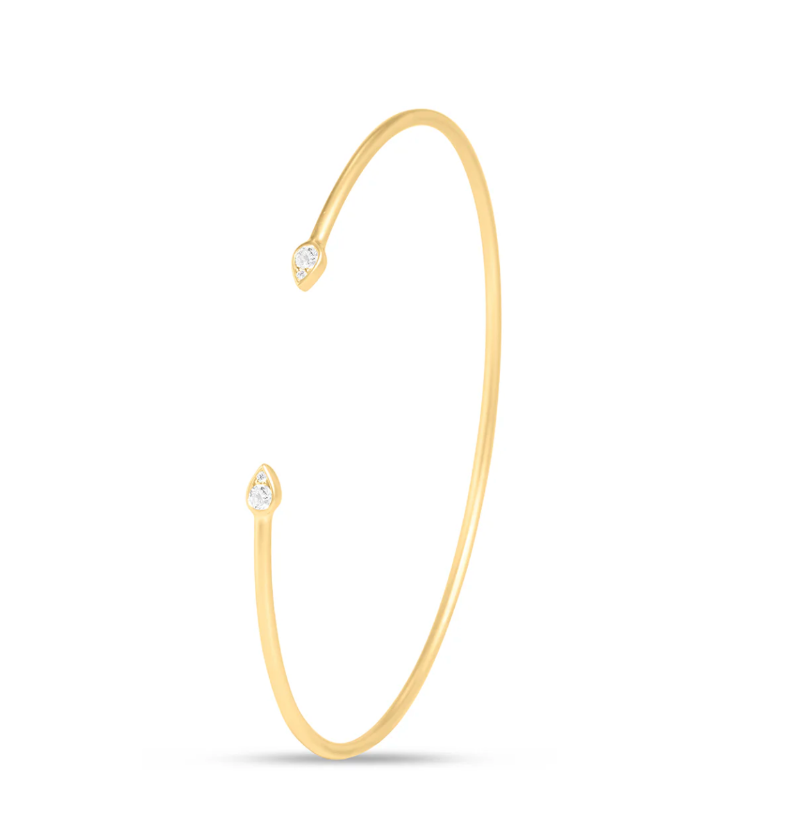 Diamond Pear Flex Bracelet