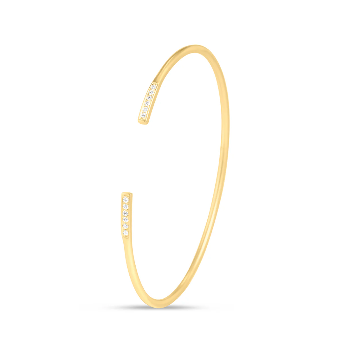 Diamond Bar Flex Bangle