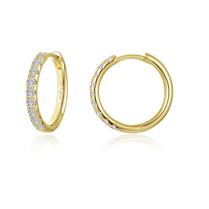 Small Alina Round Hoop Earrings
