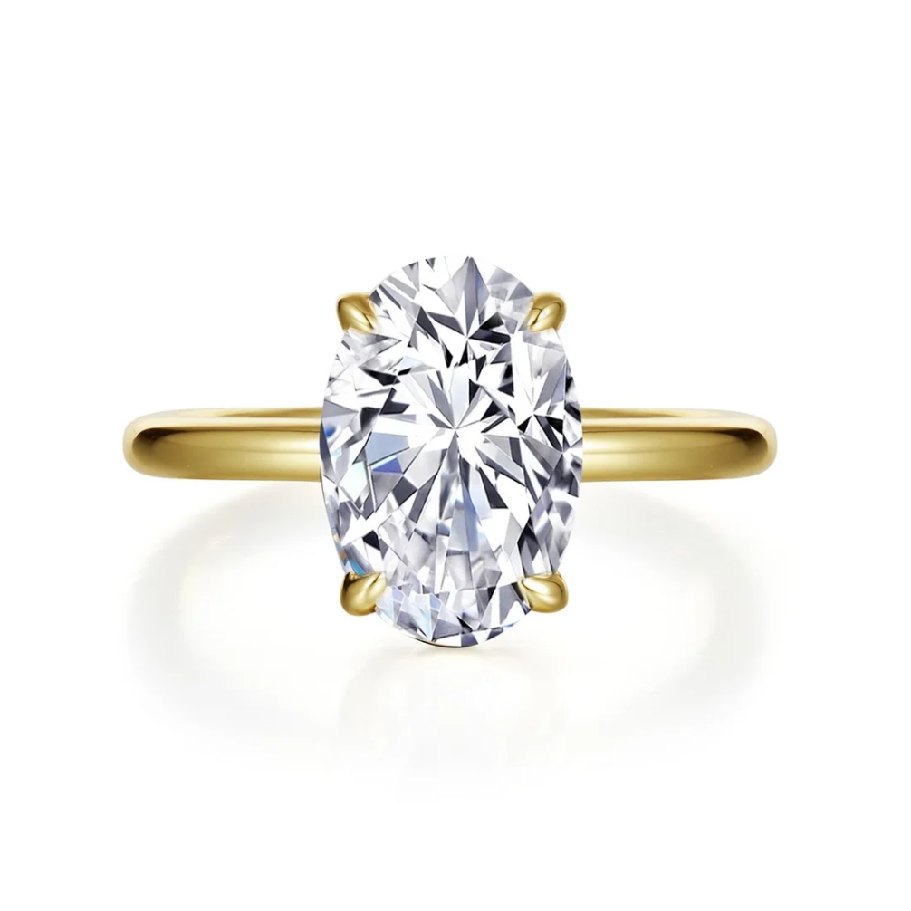 "Poise" Oval-Cut Ring